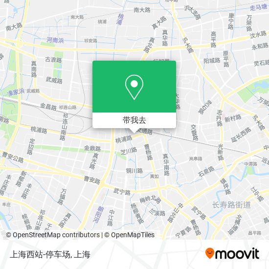 上海西站-停车场地图