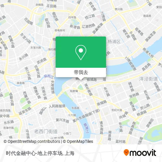 时代金融中心-地上停车场地图