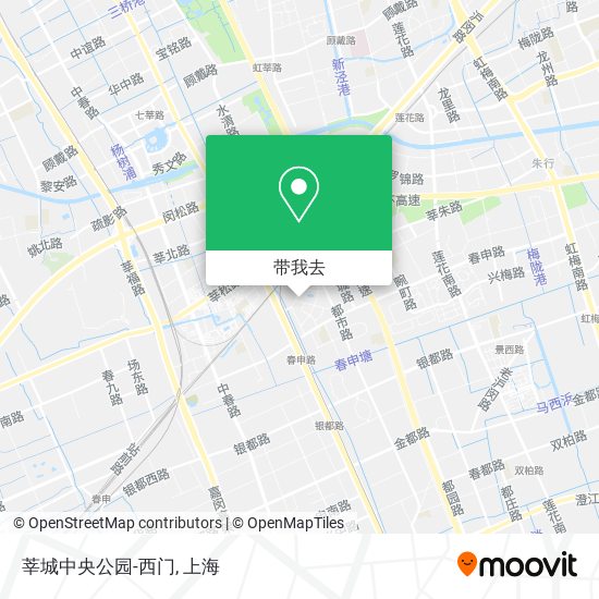 莘城中央公园-西门地图