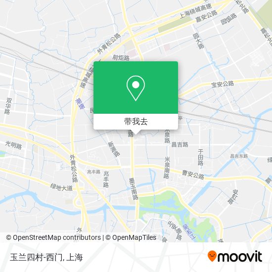 玉兰四村-西门地图