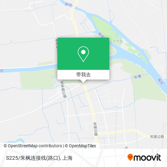 S225/朱枫连接线(路口)地图