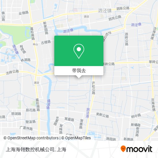 上海海翎数控机械公司地图