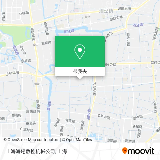 上海海翎数控机械公司地图