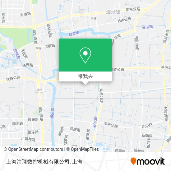 上海海翔数控机械有限公司地图