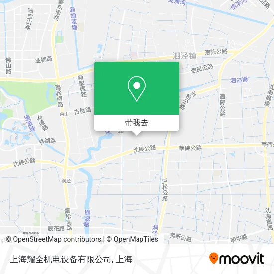上海耀全机电设备有限公司地图