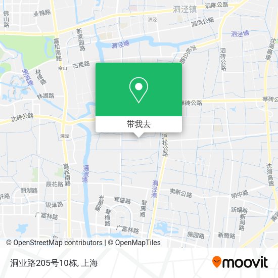 洞业路205号10栋地图