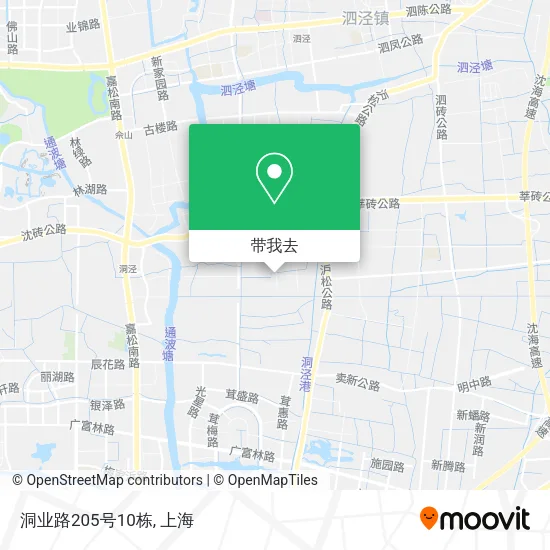 洞业路205号10栋地图