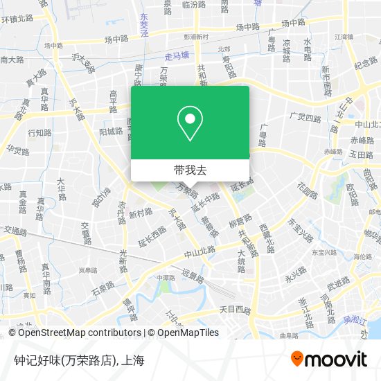 钟记好味(万荣路店)地图