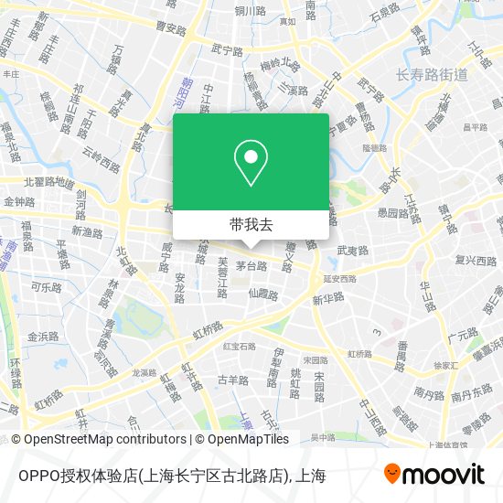 OPPO授权体验店(上海长宁区古北路店)地图