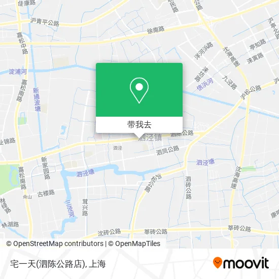 宅一天(泗陈公路店)地图