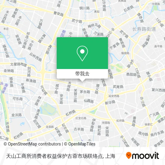 天山工商所消费者权益保护古蓉市场联络点地图