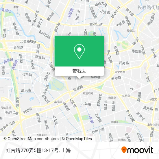 虹古路270弄5幢13-17号地图