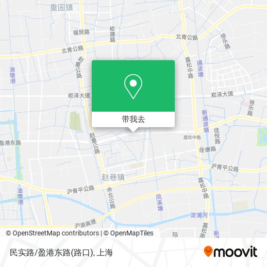 民实路/盈港东路(路口)地图