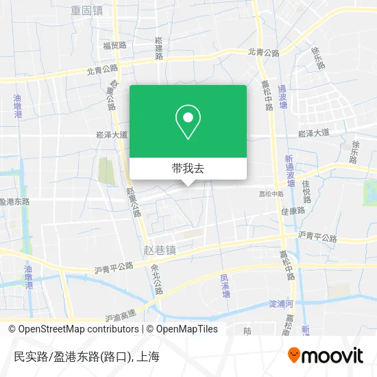 民实路/盈港东路(路口)地图