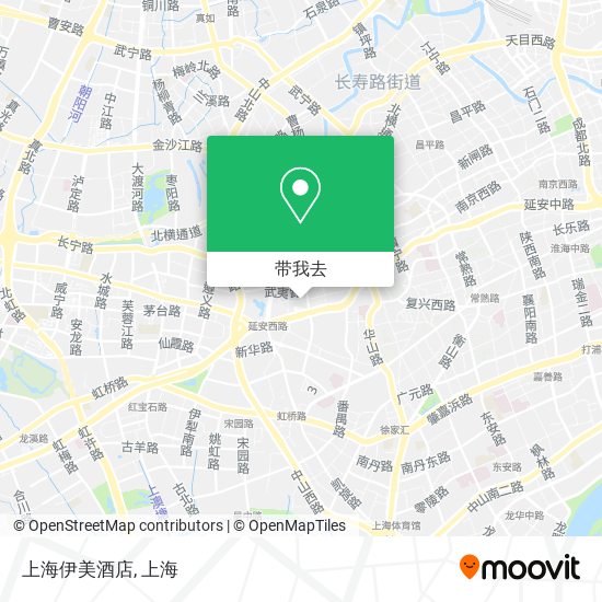 上海伊美酒店地图
