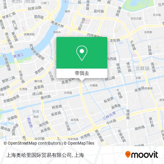上海奥哈里国际贸易有限公司地图