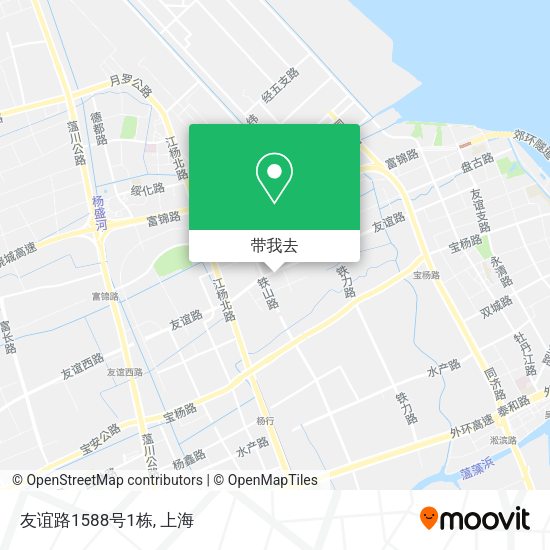 友谊路1588号1栋地图