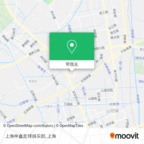 上海申鑫足球俱乐部地图