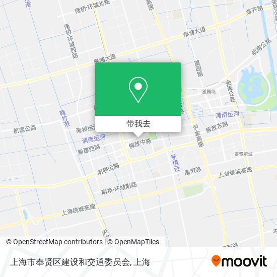 上海市奉贤区建设和交通委员会地图