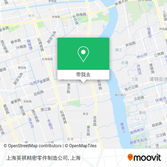 上海英祺精密零件制造公司地图