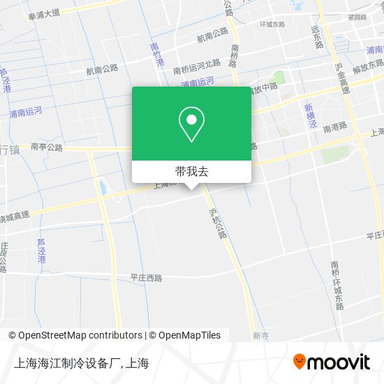 上海海江制冷设备厂地图