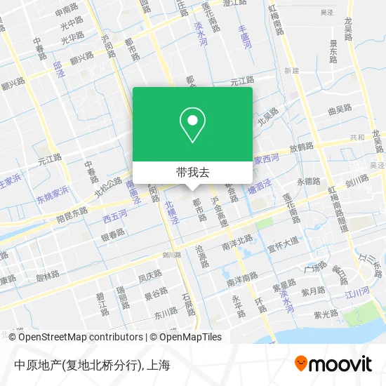 中原地产(复地北桥分行)地图