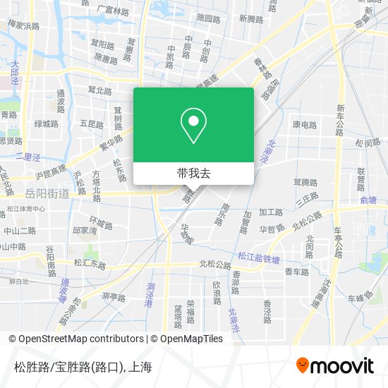 松胜路/宝胜路(路口)地图