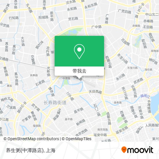 养生粥(中潭路店)地图