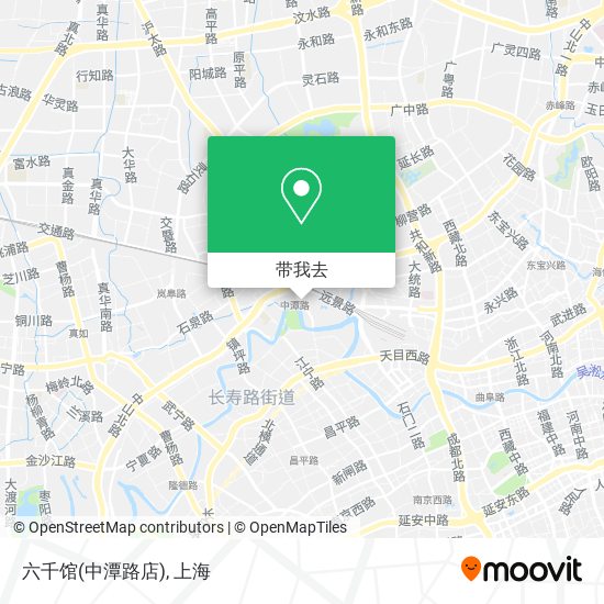 六千馆(中潭路店)地图