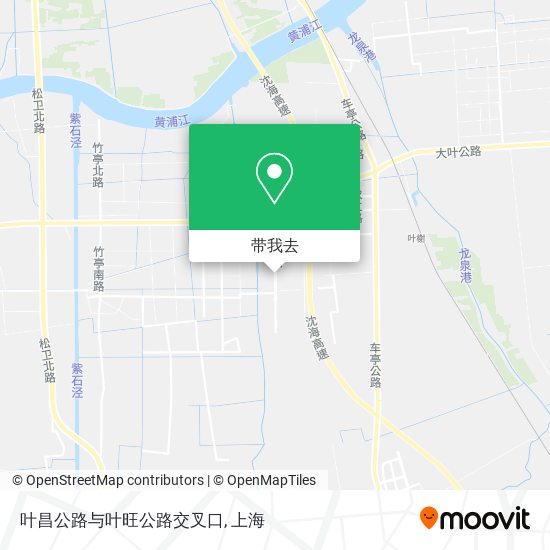 叶昌公路与叶旺公路交叉口地图