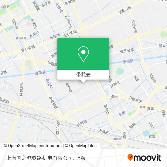 上海国之鼎铁路机电有限公司地图