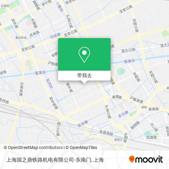 上海国之鼎铁路机电有限公司-东南门地图