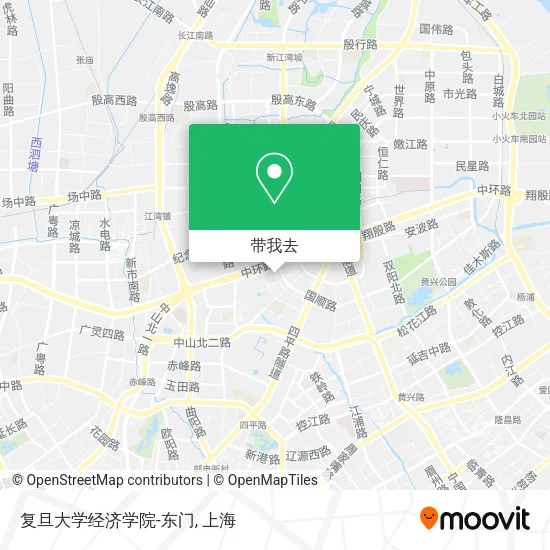 复旦大学经济学院-东门地图