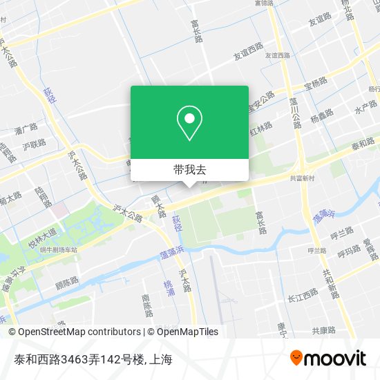泰和西路3463弄142号楼地图