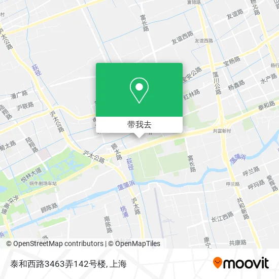 泰和西路3463弄142号楼地图