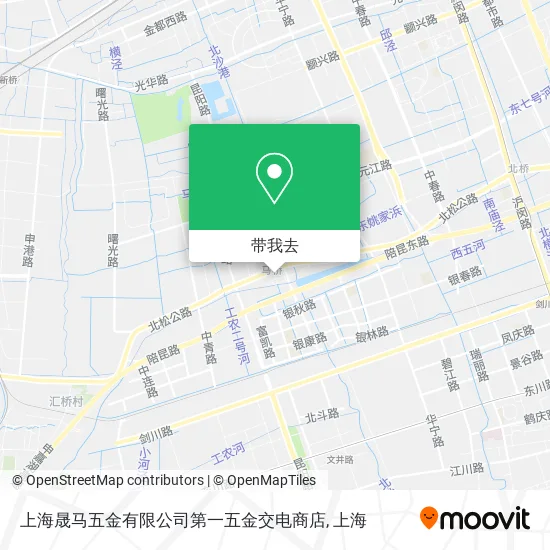 上海晟马五金有限公司第一五金交电商店地图