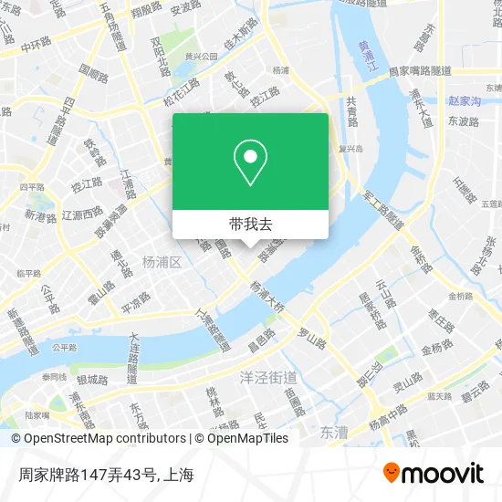 周家牌路147弄43号地图