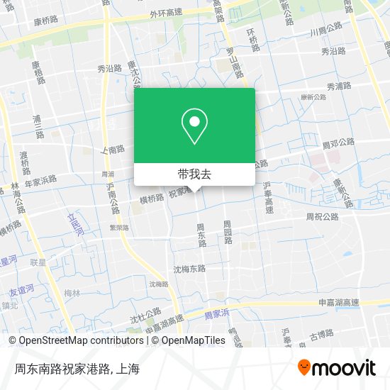 周东南路祝家港路地图