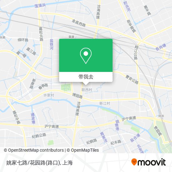 姚家七路/花园路(路口)地图