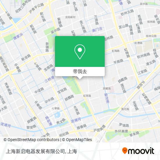 上海新启电器发展有限公司地图