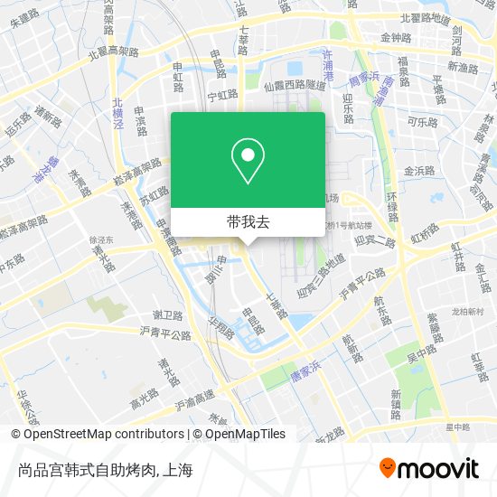 尚品宫韩式自助烤肉地图