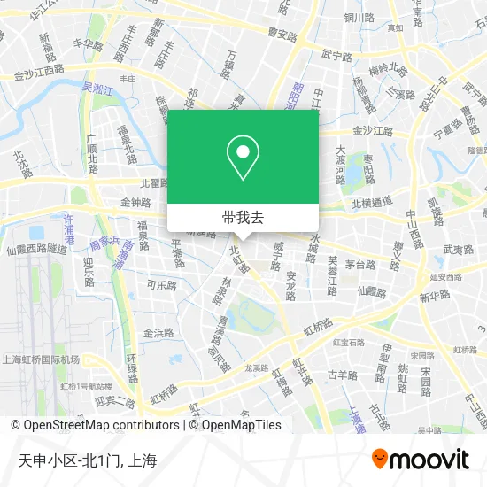 天申小区-北1门地图