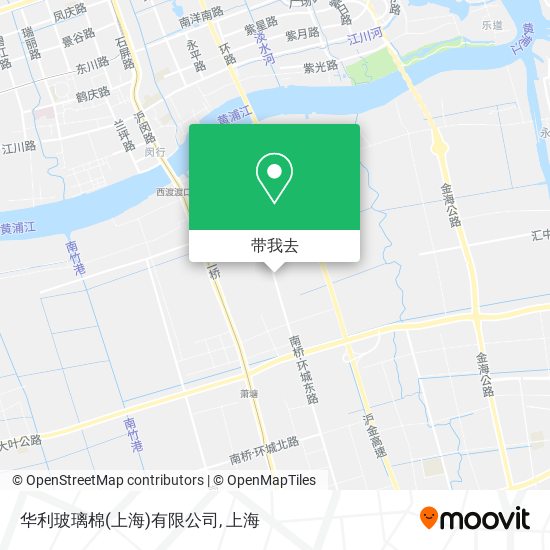 华利玻璃棉(上海)有限公司地图