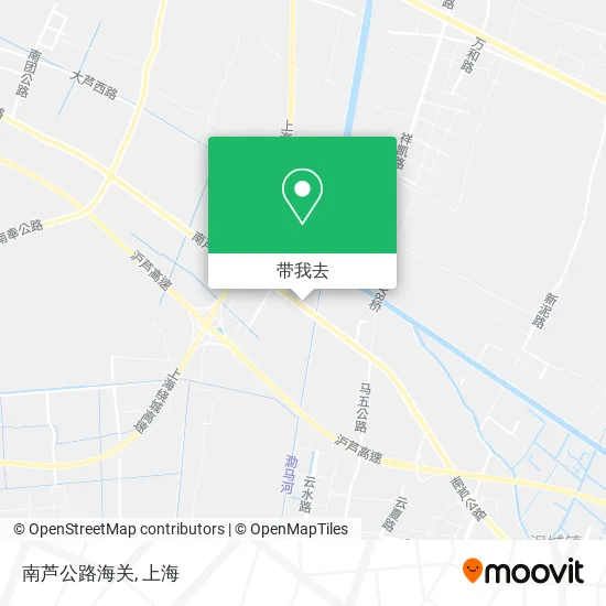 南芦公路海关地图