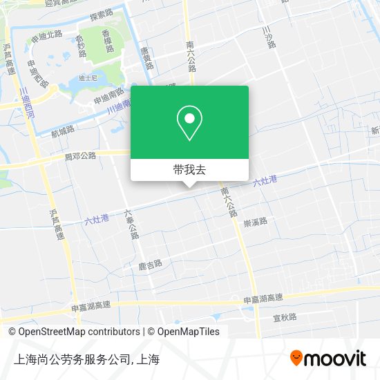 上海尚公劳务服务公司地图