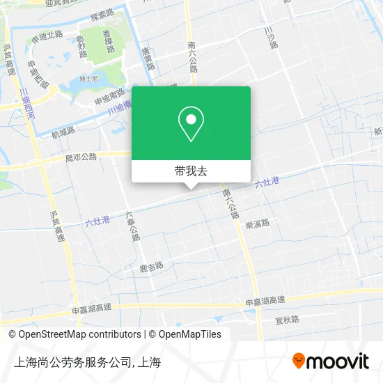 上海尚公劳务服务公司地图