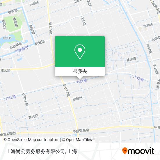 上海尚公劳务服务有限公司地图