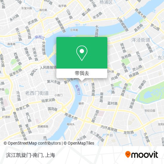 滨江凯旋门-南门地图