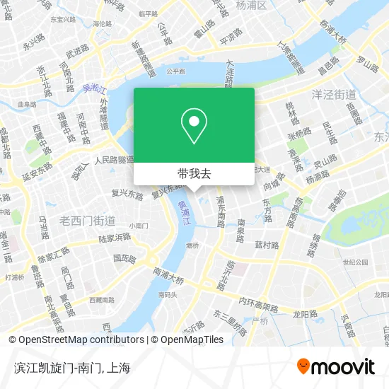 滨江凯旋门-南门地图