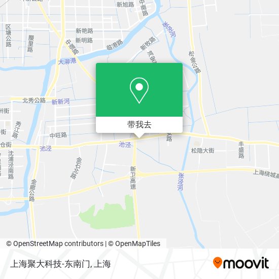 上海聚大科技-东南门地图